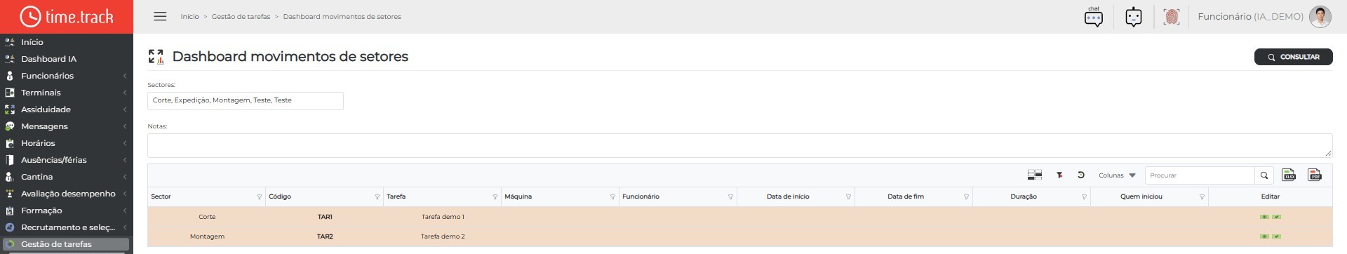 13_TaskManagement_SectorMovementsDashboard_Lista