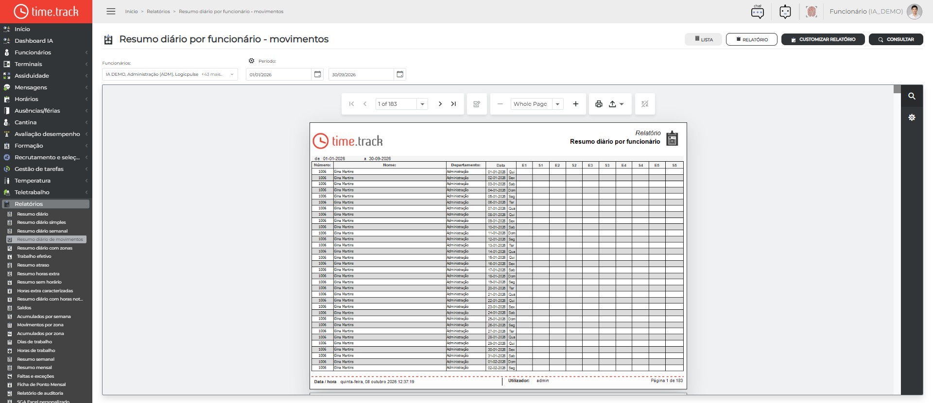 16_Reports_DailyMovementSummary