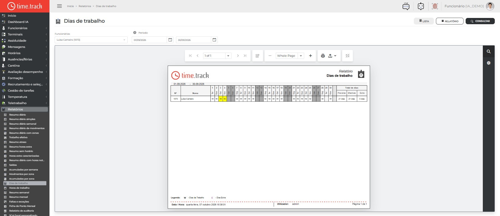 16_Reports_WorkingDays