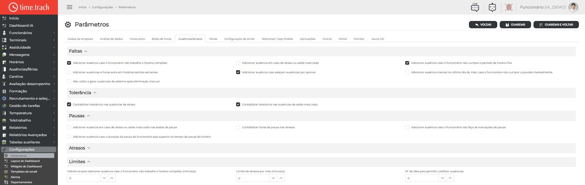 19_Settings_Parameters_tab_Ausencias_atrasos