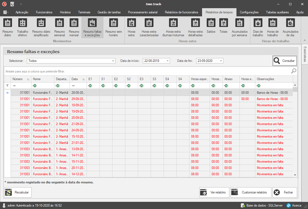 Menu_Relatorio_de_tempos_Movimentos_Resumo_faltas_exceções
